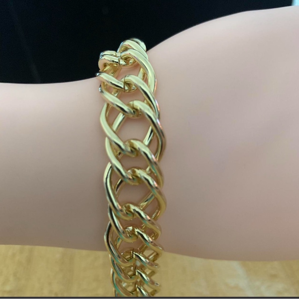 14k Gold Plated Chunky Chain Bracelet